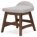 Lyncott - 3 Pc. - Home Office Desk, Chair, Bookcase - Brown