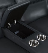 MS - Nelson Zero Gravity Power Console Loveseat With Power Headrests And Lumbar