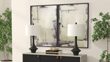 Framed Canvas Sherwood Gates (Set of 2) - Black
