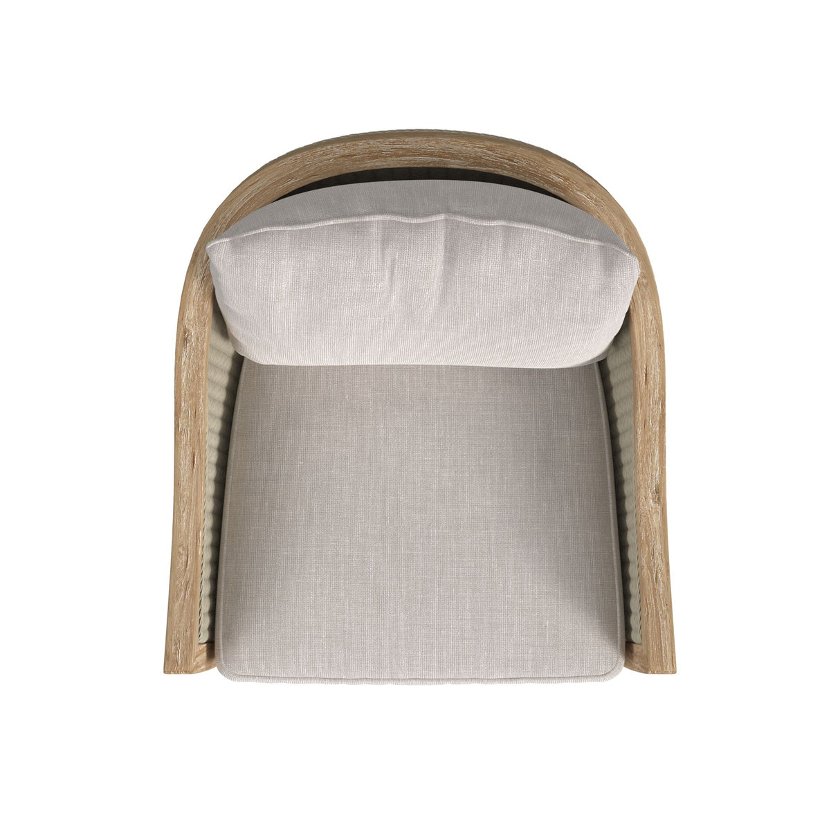 Cambria - Swivel Club Chair - Gray / White