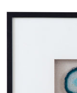 Crystal Geode Wall Art - Blue / White