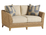 Los Altos Valley View - Wood Loveseat - Light Brown