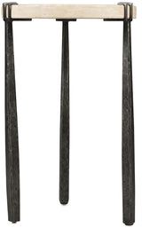 Driftwood - Metal Spot Table - Beige / Gray