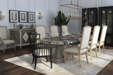 Sanctuary - Rectangle Dining Table With 2-20" Leaves - Pearl Silver