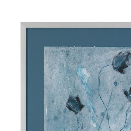 Mystic Meadow Framed Print - Blue