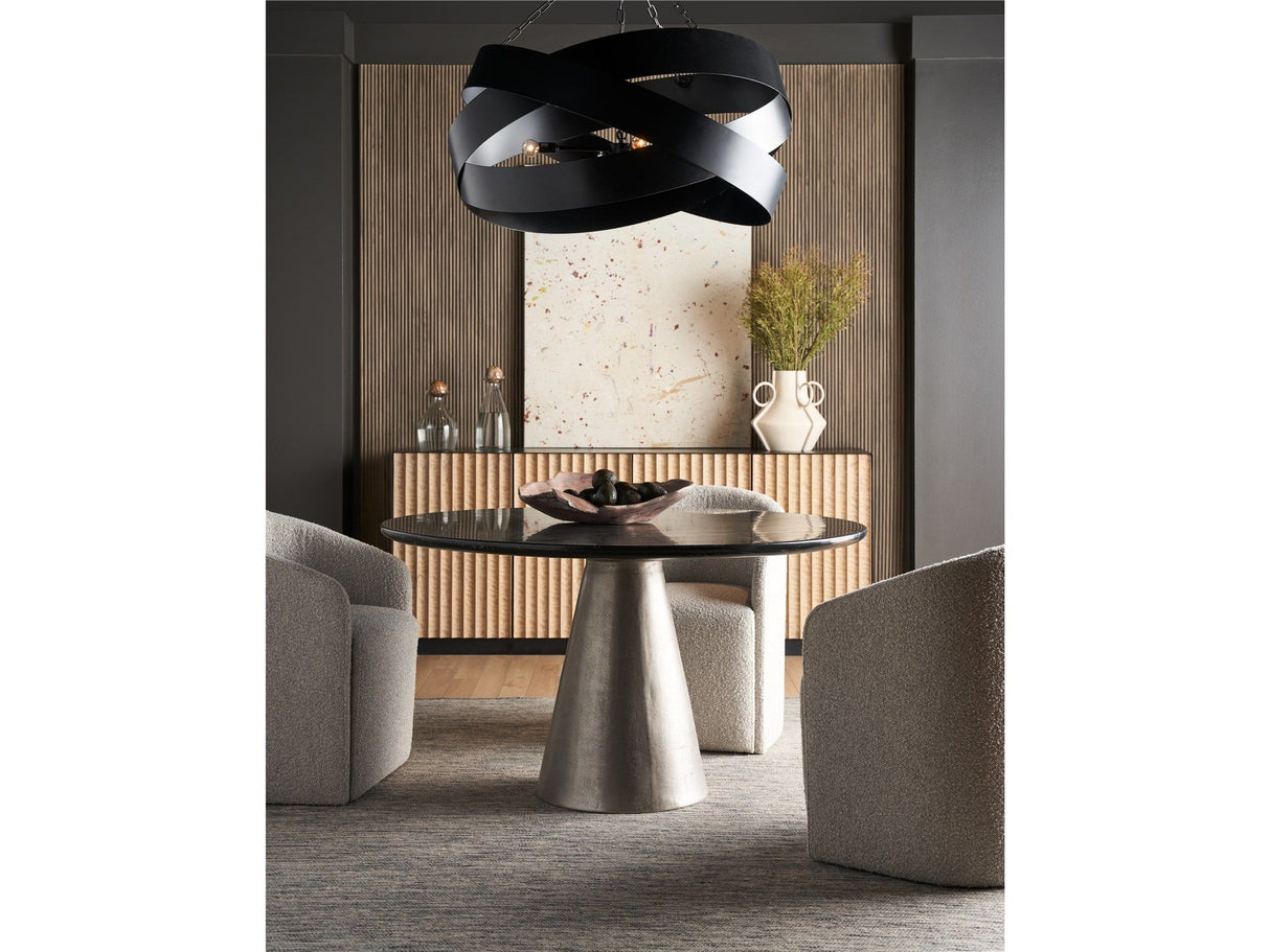 New Modern - Slate Dining Table - Black