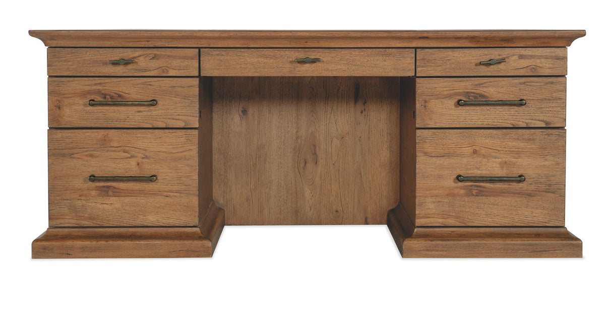 Big Sky - Executive Desk - Light Brown