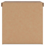 Savonport - Two Drawer Night Stand - White / Brown