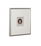 Agate Stone Wall Art - Dark Brown / White