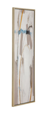 Framed Canvas Tranquil Flow - Gold