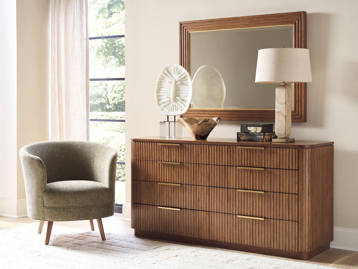 La Costa - Cassia Rectangular Mirror - Dark Brown