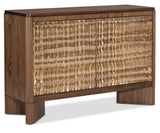 Eleana - Two Door Chest - Medium Wood
