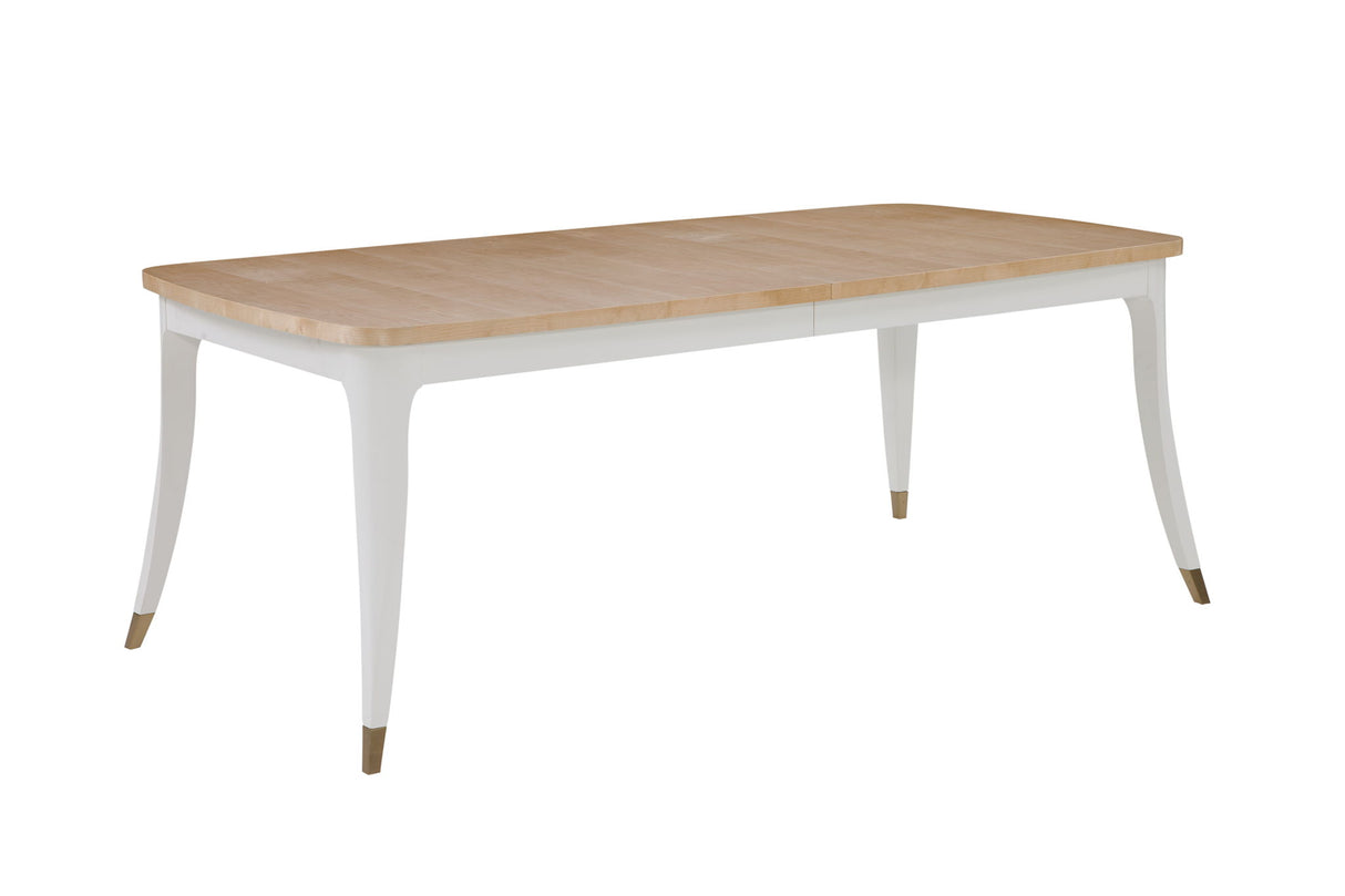 Winslet - Dining Table - Light Brown / White