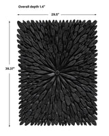 Bahama Wood - Wood Wall Decor - Black