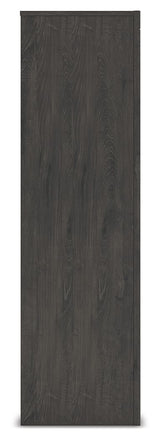 Fraluna - Charcoal - Five Drawer Chest