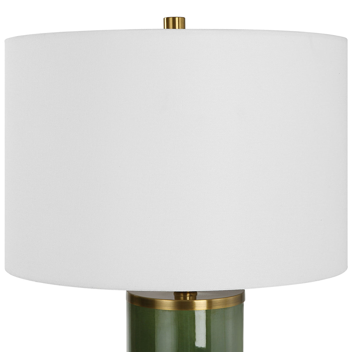 26" Table Lamp - Dark Green