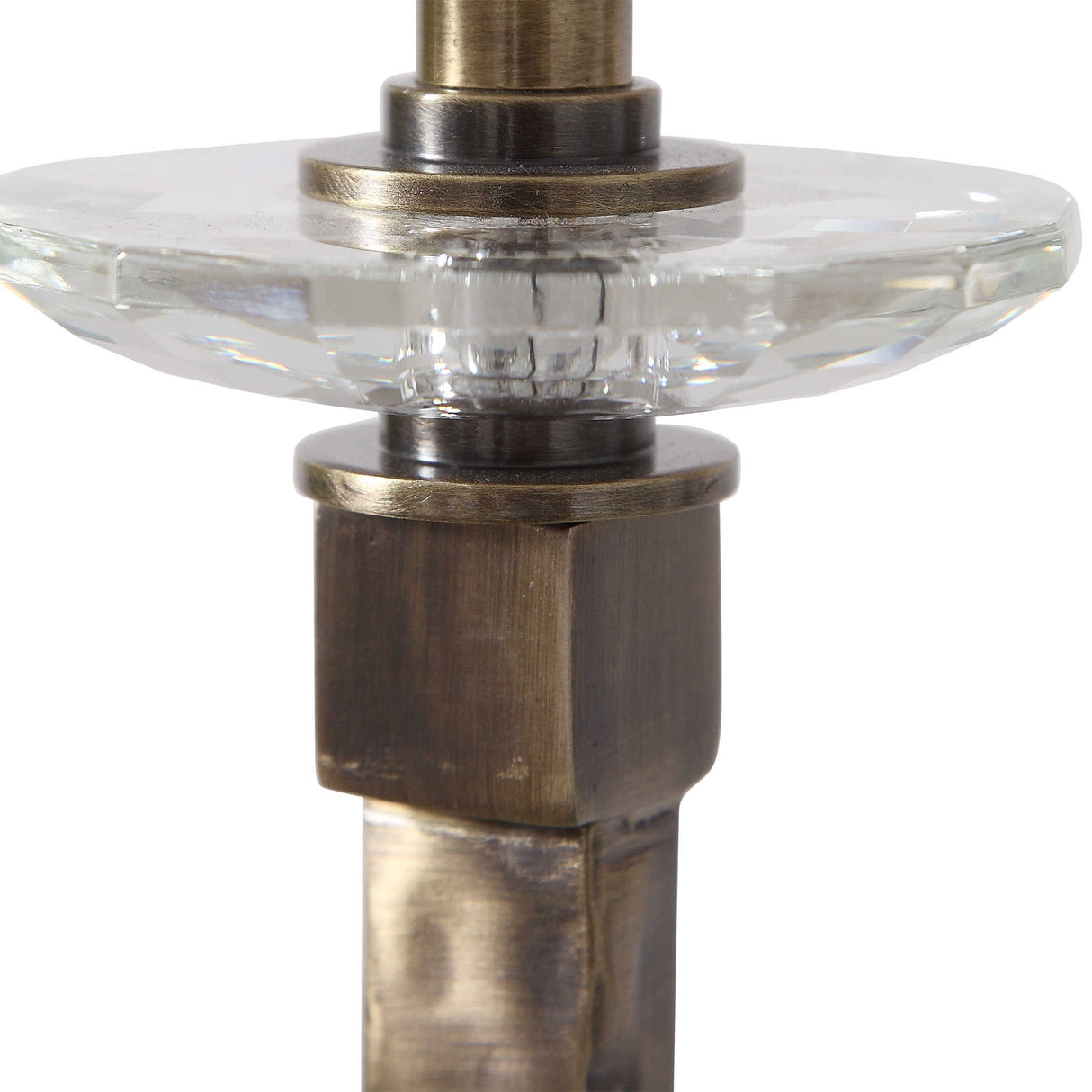 Parnell - Industrial Buffet Lamp - Brown, Dark