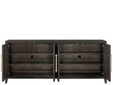 Fenwick - Embossed Credenza - Dark Brown