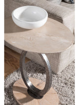Signature Designs - Clement Oval Spot Table - Gray