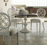 Melange - Brynlee 42" Table - White