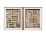 Purlin I Framed Print - Brown