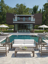 La Jolla - Wood Sofa - Dark Gray