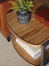 Cashiers - Tiered End Table - Almond