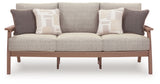 Grover Beach - Sofa With Cushion - Driftwood