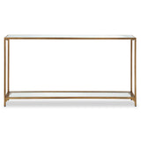 Console Table - Warm Gold