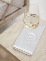 Sunset Key - Shea Faceted Accent Table - Beige