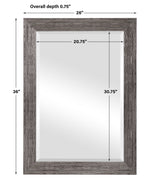 Mirror - Silver Tones