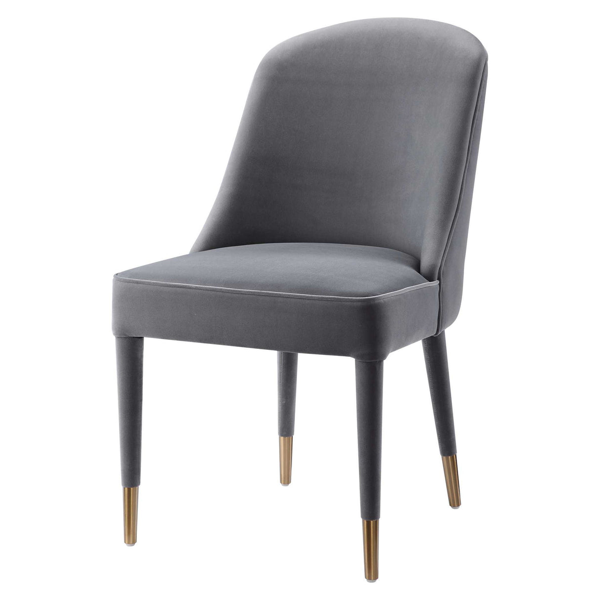 Brie - Armless Chair, Set Of 2 - Gray