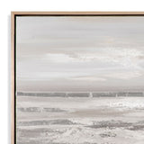 Silver Landscape Canvas Art - Gray