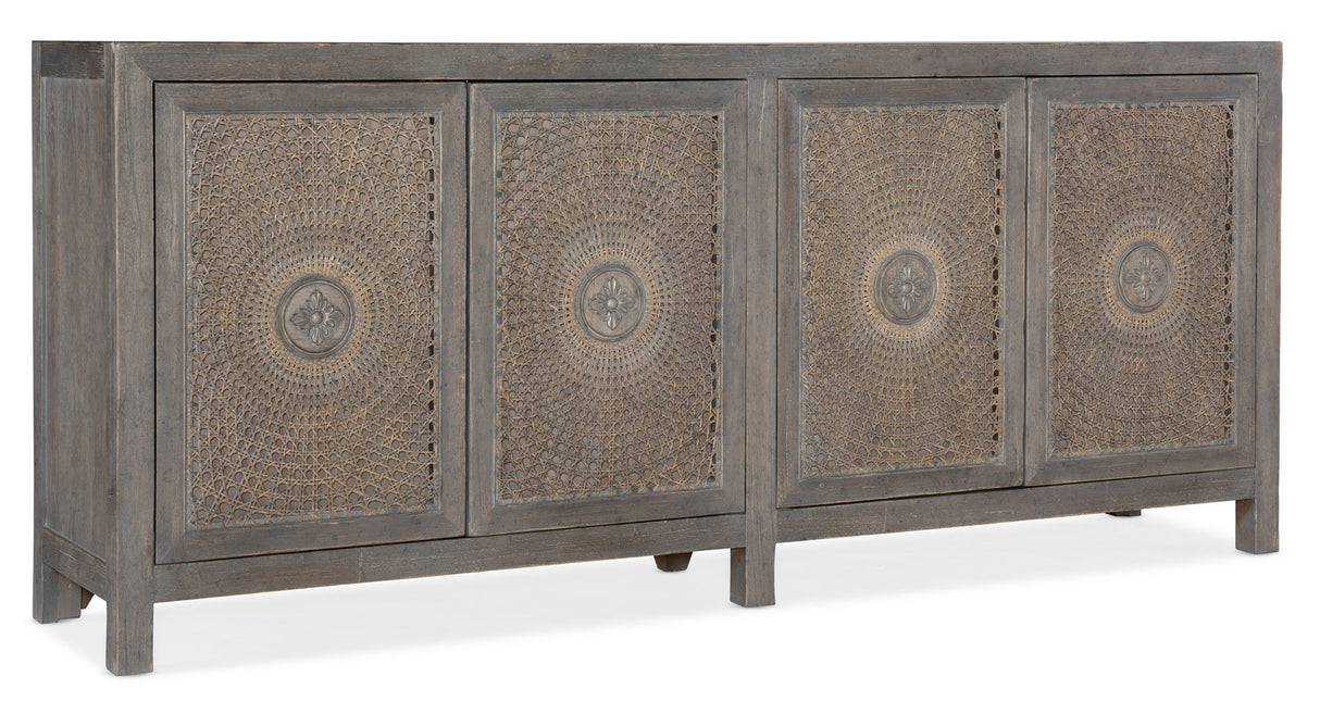 Melange - Emmett Entertainment Console - Dark Gray