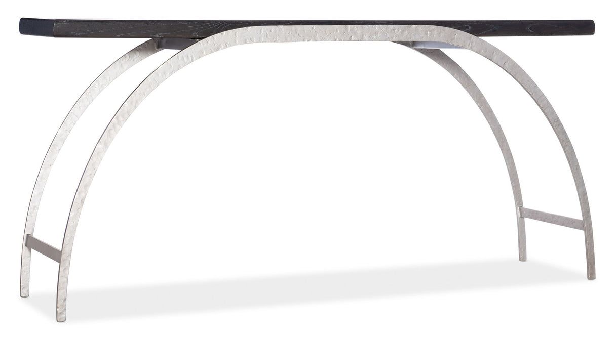 Commerce And Market - Metal And Wood Console - Black