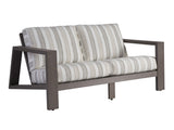 Mozambique - Loveseat - Beige / Dark Brown