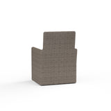 Coronado - Dining Chair, With Self Welt - Canvas Flax / Dark Brown