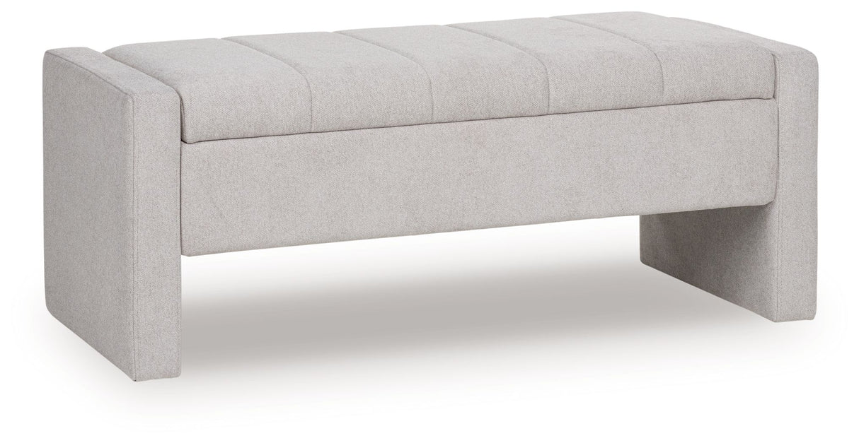 Akselman - Gray - Storage Bench