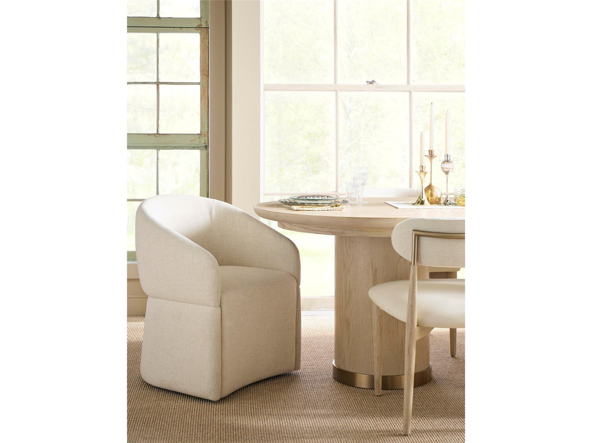 Velora - Upholstered Arm Chair - White