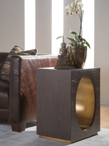 Verbatim - Rectangular End Table - Dark Brown