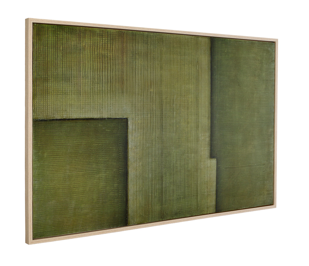 Framed Canvas Sycamore Bark - Natural