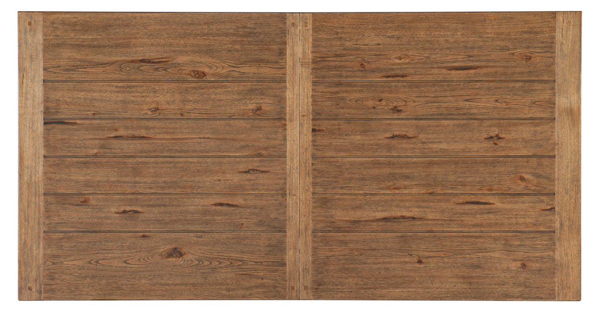 Big Sky - Trestle Dining Table With 2-20" Leaves - Light Brown