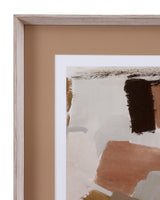 Almondine II Framed Art - Dark Brown