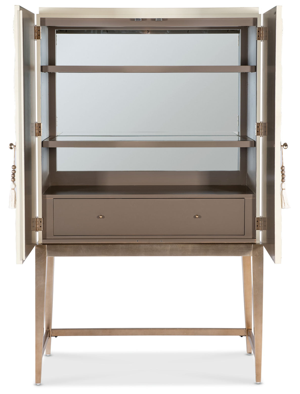 Melange - Dream Weaver Bar Cabinet - White