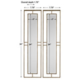 Rutledge - Mirrors, Set Of 2 - Gold