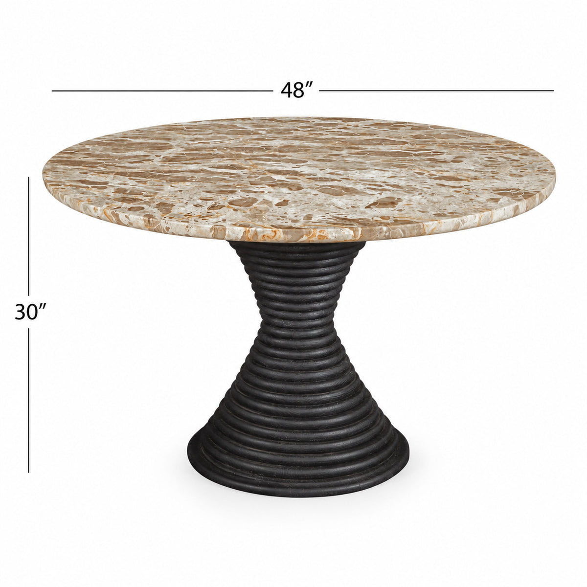 Strata - Round Dining Table - Black