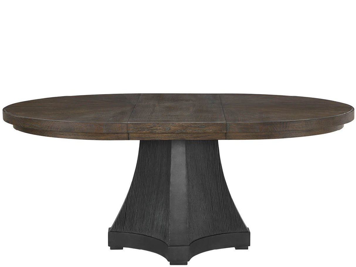 Montclair - Cinder Dining Table - Dark Brown / Dark Gray
