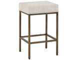 Montclair - Brindle Console With 3 Stools - Light Brown / Beige