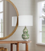 Capri - Table Lamp - Soft Green / Cream / Clear Acrylic