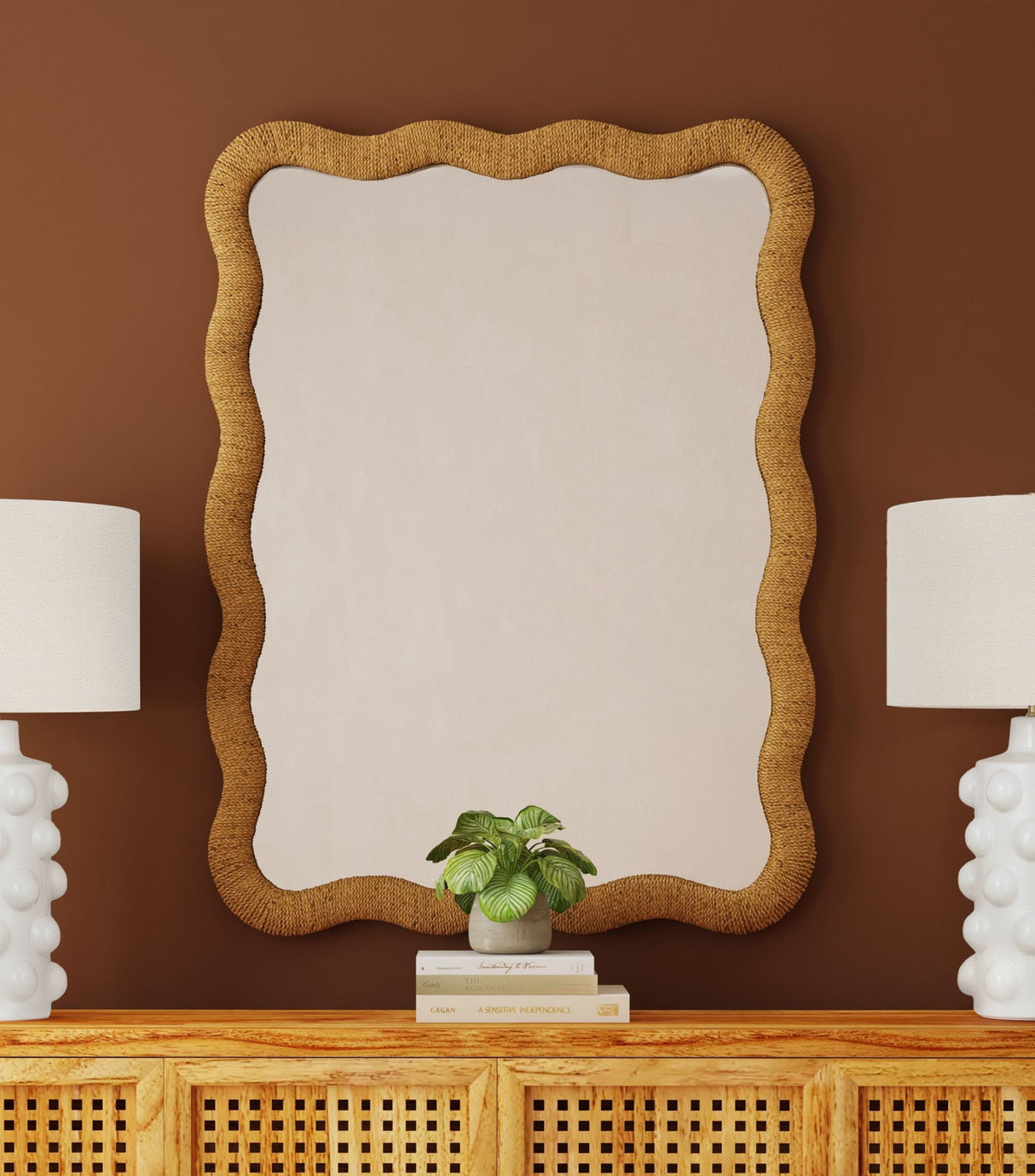 Burnette - Wall Mirror - Rope